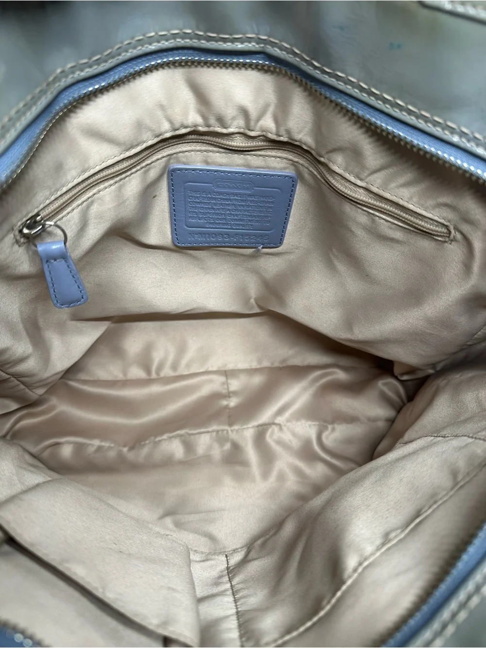 Coach glossy patent